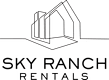 the logo for the sky ranch rentals podcast