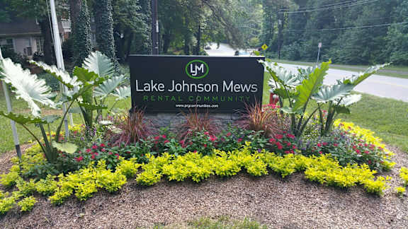 Property Sign at Lake Johnson Mews, Raleigh, North Carolina