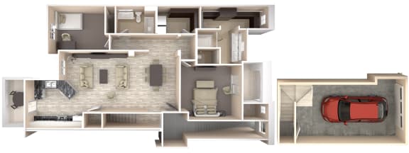  Floor Plan Marquesa with Direct Access Garage