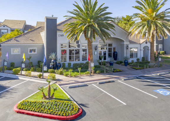Grand Property Entrance at Bella Terra Apartments, Nevada