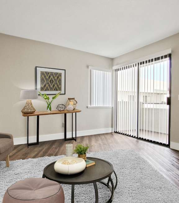 Modern Living Room at Atrium, Los Angeles, CA, 90024