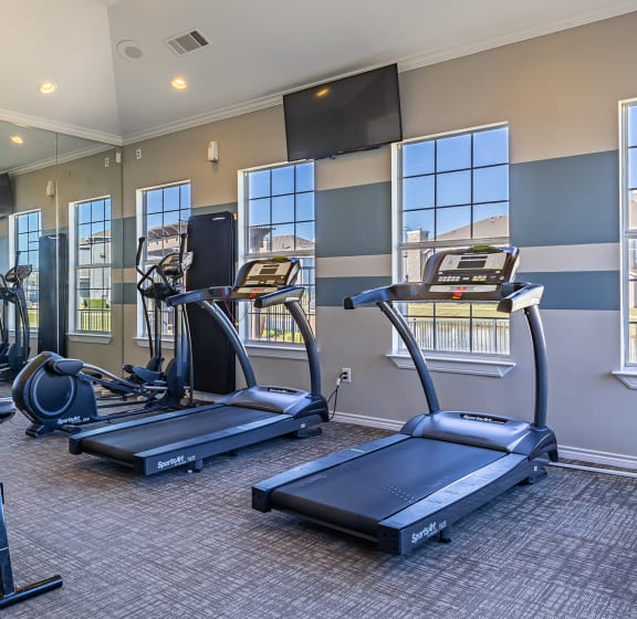 Modern Fitness Center at Orion Prosper Apartments in Prosper, TX
