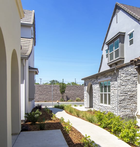 exterior patio at Crocker Village – Single Family Homes, Sacramento, CA