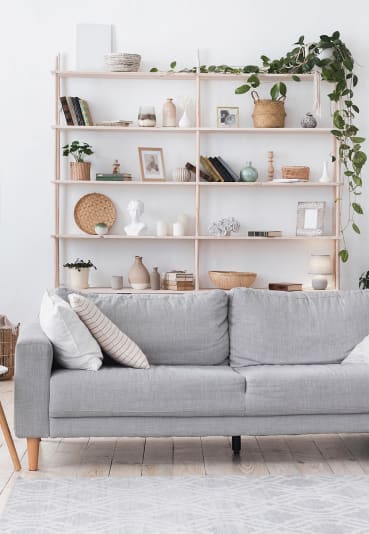 Stock image of a living room