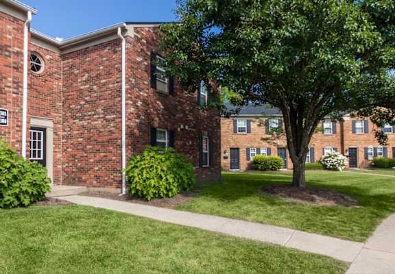 This is a photo of building exteriors at Montana Valley Apartments in Cincinnati, OH.