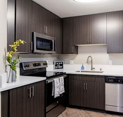 Kitchen at Village Square, California, 92037