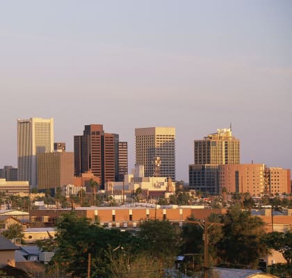 Downtown Phoenix skyline photo at Marquee Apartments in Phoenix AZ