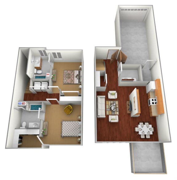 1 2 3 Bedroom Apartment Homes in Baxter MN Cypress Court