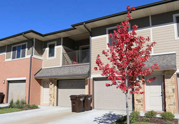 Attached garages available with many homes at The Villas at Wilderness Ridge