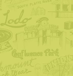the seamless pattern with sketches of different attractions of the city
