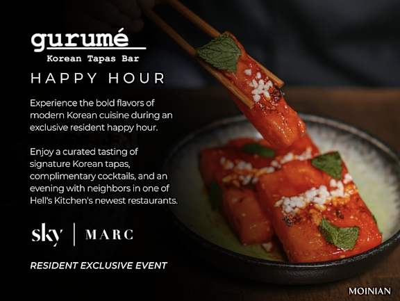 A promotional image for a Korean Tapas Bar event.