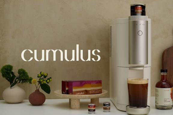 A Cumulus coffee machine at MARC Apartments, New York, NY, 10019