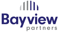The image is a logo for Bayview Partners.