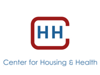 A logo with the letters HH inside a red and blue square.