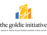 The logo for the Goldie Initiative, which represents women leaders in real estate.