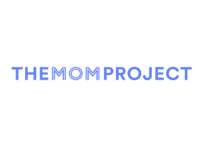 A blue text logo that reads THEMOMPROJECT.