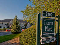 Signage at Luann Place Apartments, Madison, WI