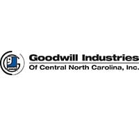 a building with a sign that reads goodwill industries or central north carolina, inc