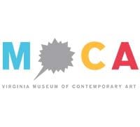 a sign for the virginia museum of contemporary art