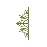 a marijuana leaf painted in green on a black background