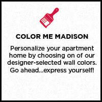 a white sign with a red spatula color me