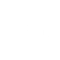 a circle with the words kingsley excellence in white on a black background