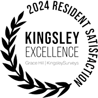 the logo of the kingsley excellence award winner