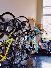 bike storage  at Link Apartments® Manchester, Virginia