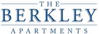 The image is a logo for "The Berkley Apartments".