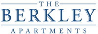 The image shows a logo with the text "The Berkley Apartments".