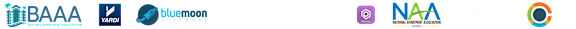 A series of logos for different companies are displayed side by side.