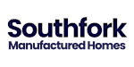 The image is a logo for Southfork Manufactured Homes.