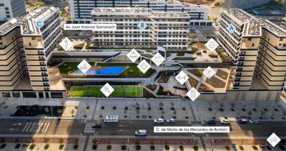Skypark amenities map