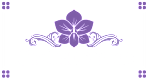 A logo with a purple flower and the words "Orchid Run" in the center.