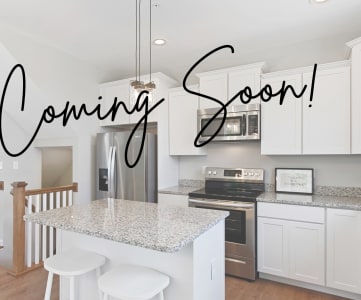 a kitchen and dining room with the words coming soon at Beckington, Leland, NC, 28451