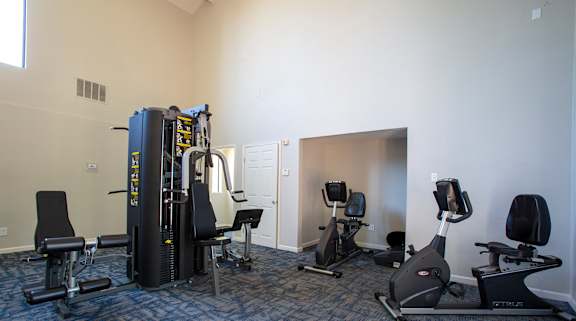 Fitness center at Villas de la Terraza Apartments in Albuquerque NM