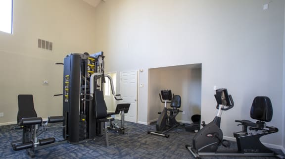 Fitness center at Villas de la Terraza Apartments in Albuquerque NM