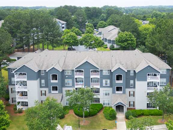 Building Drone View at Sugarloaf Crossing, Georgia, 30046