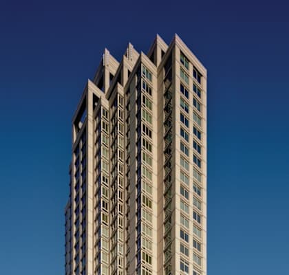 A tall building at MARC Apartments, New York, New York