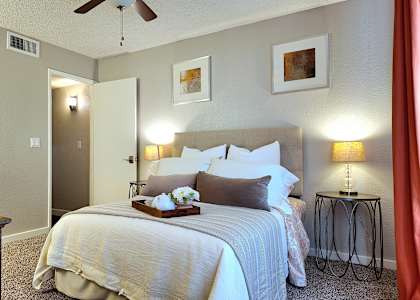 Bedroom at Ovation at Tempe Apartments in Tempe Arizona