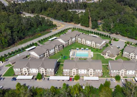 Aerial View of an Apartment at McKenzie Park Apartments, Little Rock