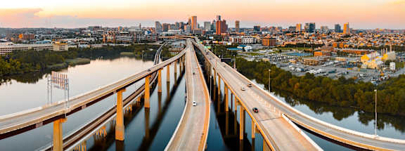 Bridge Over a Body of Water at Refinery Row in Baltimore, 21224