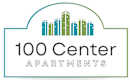 Logo for 100 Center Apartments