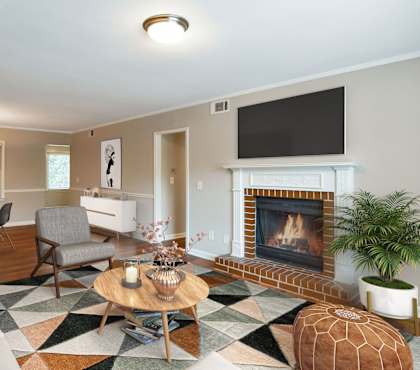 Model Living at Villas on Briarcliff, Atlanta, 30329