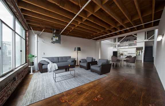 Staged Loft Unit