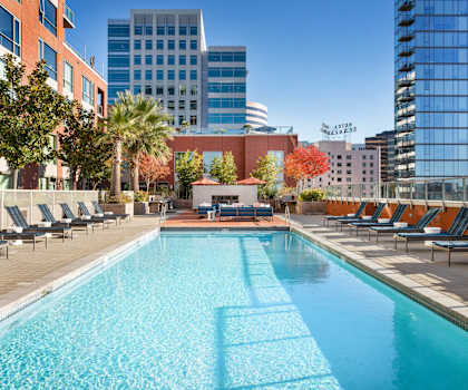 Pool With Sunning Deck at Centerra, San Jose, CA