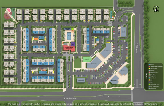 The Row Site Map