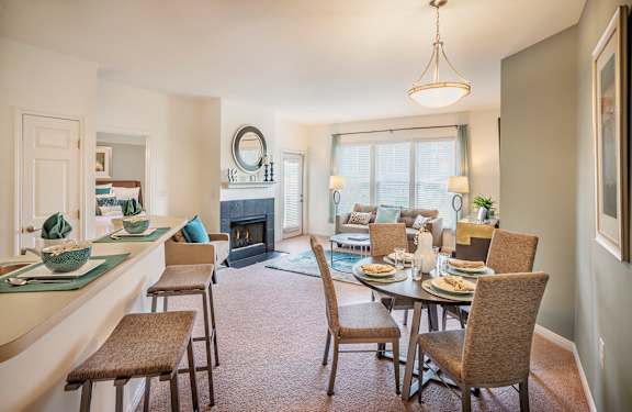 Dining And Living Area at The Apartments at Cambridge Court, Maryland