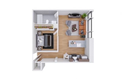  Floor Plan The Heir Unit 420