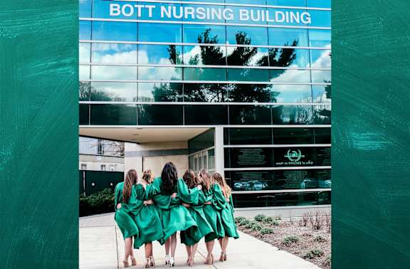 Michigan State Nursing School near Berrytree Apartments in East Lansing, Michigan